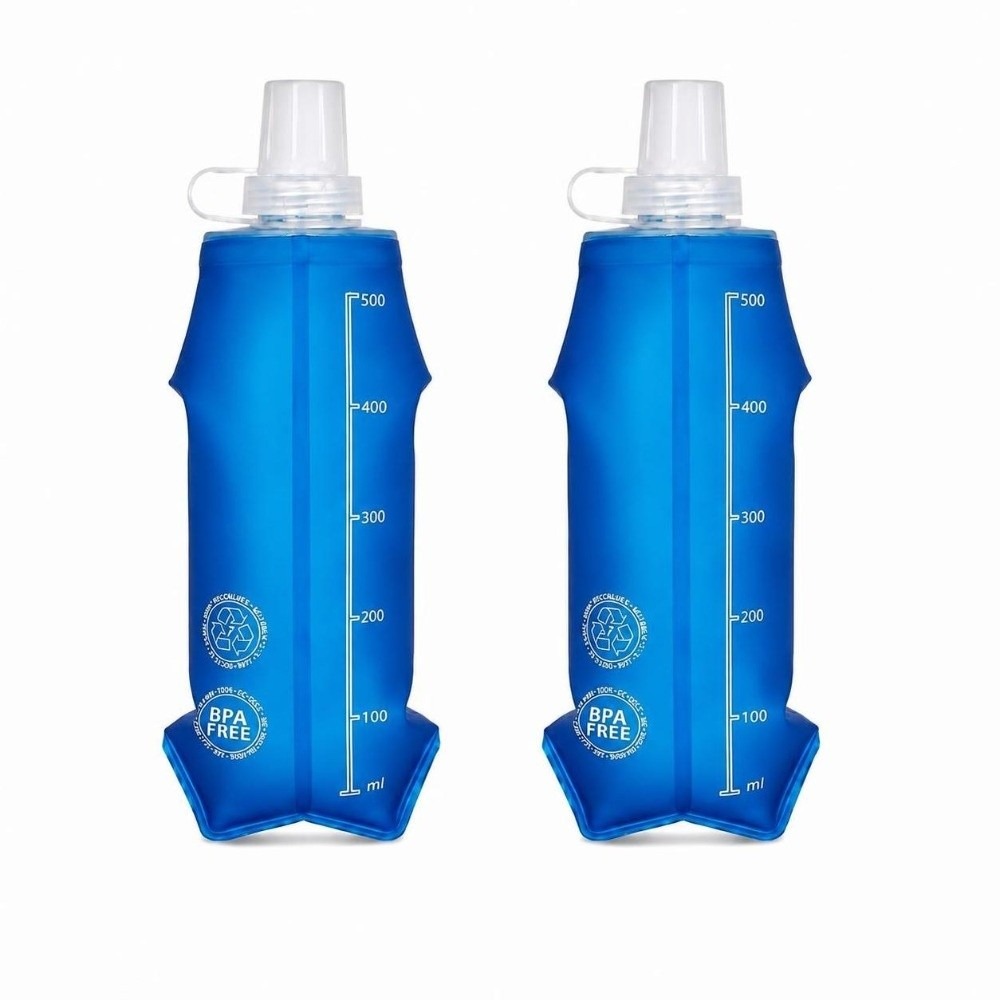 Water Bag Collapsible - عبوتان من زجاجات المياه القابلة للطي