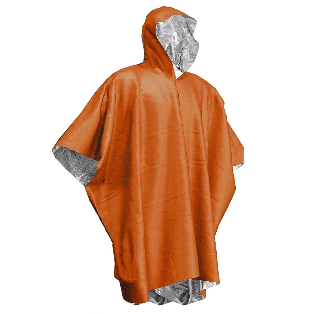 Emergency Poncho Rain - قطعة واحدة من معطف المطر للطوارئ