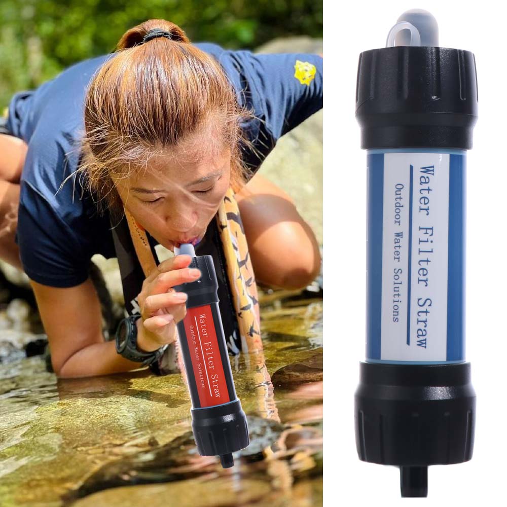 فلتر مياه صغير محمول على شكل ق - مراجعة Water Purification Straw وسعره