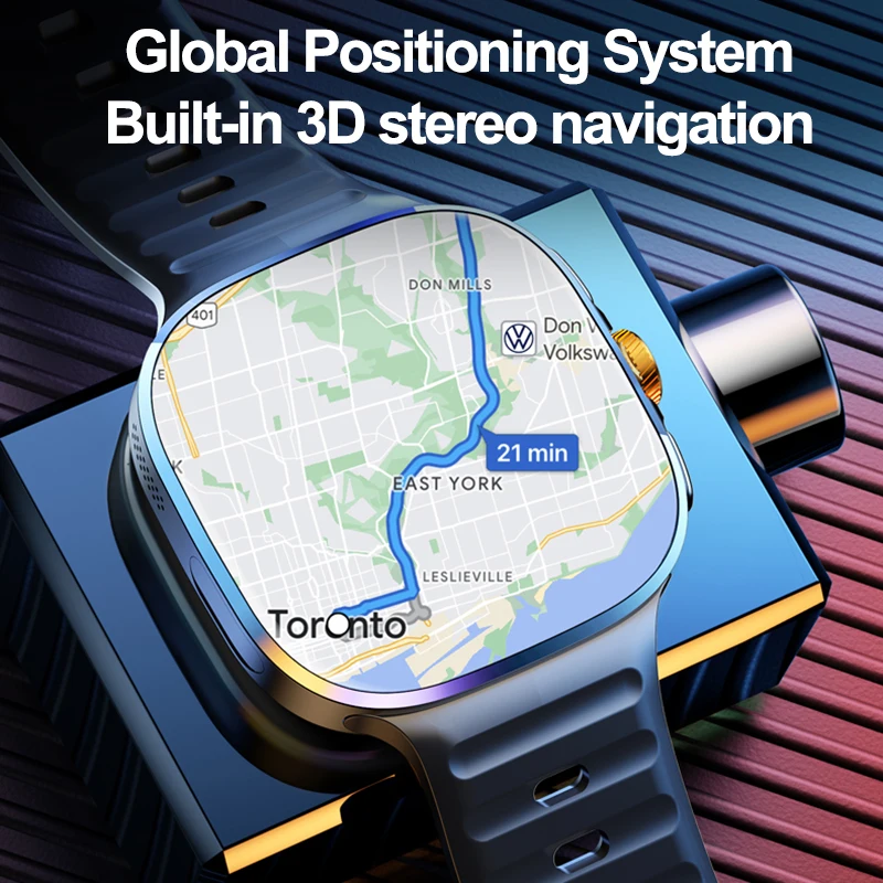 ساعة ذكية جديدة بشاشة كبيرة 4G - مراجعة Compass Lensatic وسعره