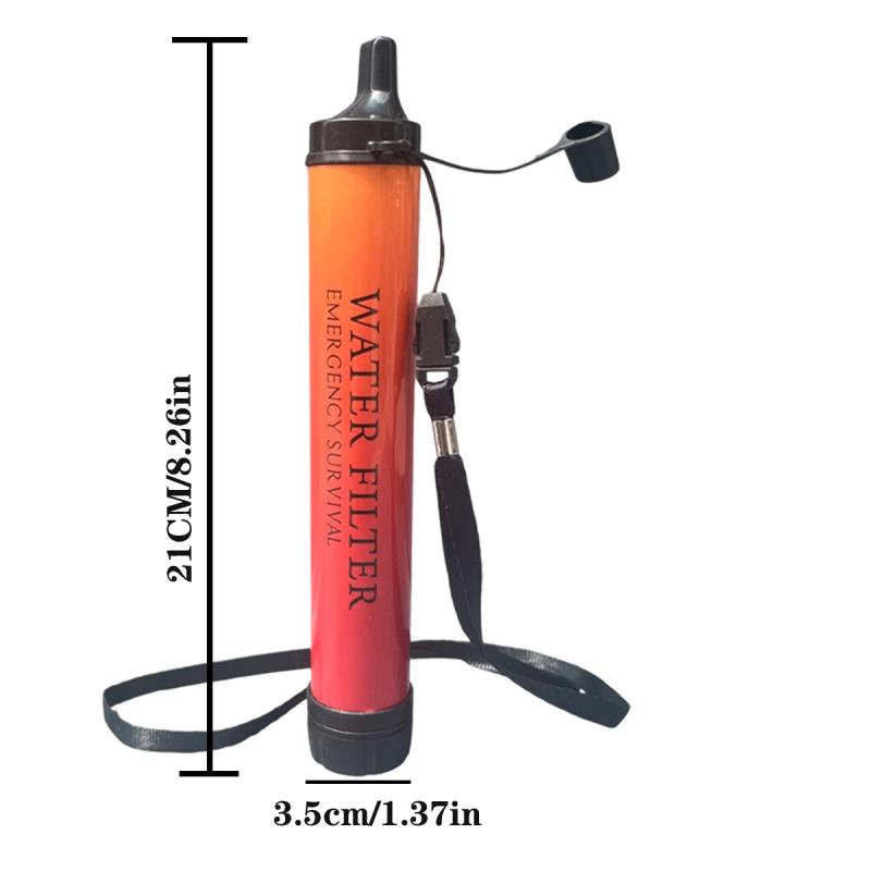 فلتر مياه محمول للطوارئ في اله - مراجعة Water Purification Straw وسعره