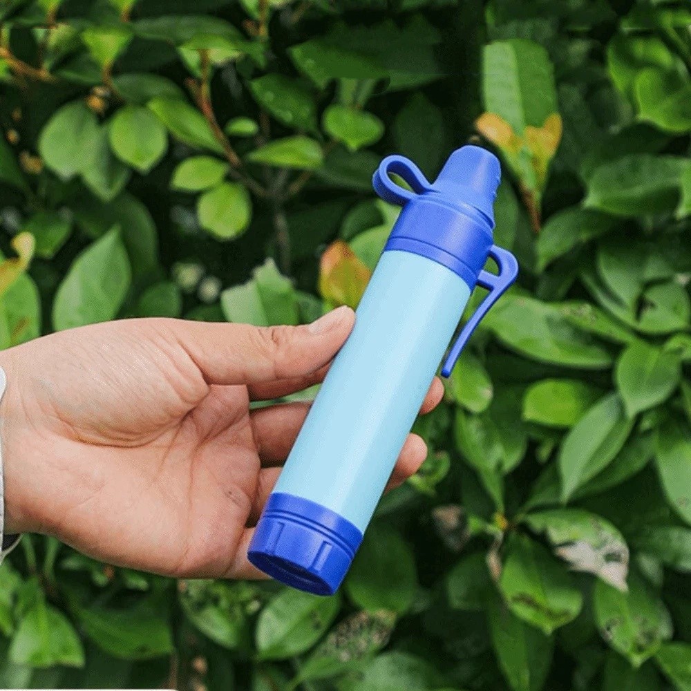 قشة تنقية المياه المحمولة الصغ - مراجعة Water Purification Straw وسعره