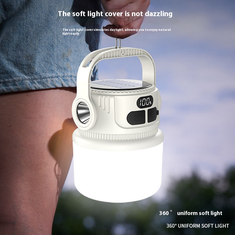 LED الشمسية لمبة ضوء الفوانيس  - مراجعة Solar Emergency Charger وسعره